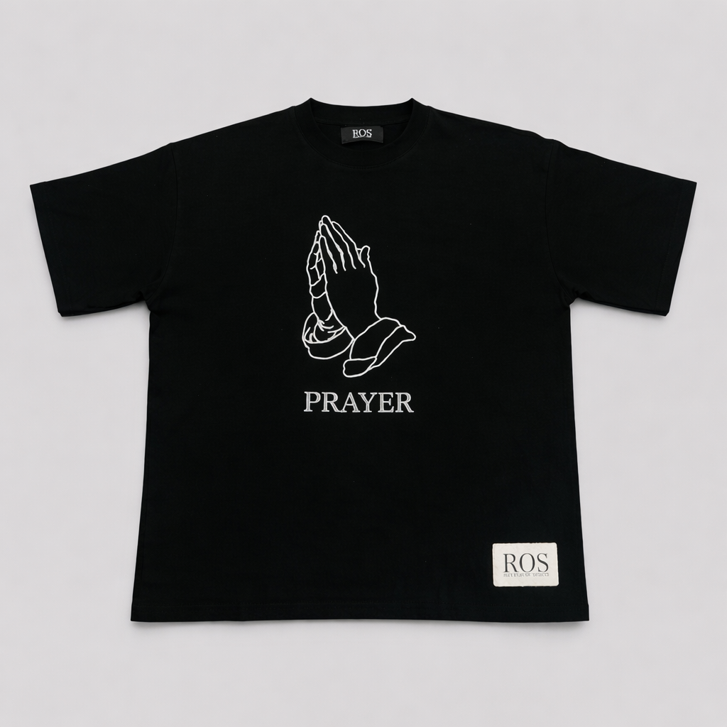 Prayer Tee frontside - ROS Clothing